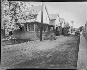 #11 Highland Ct. looking NWly from street, Oct. 16, 1935