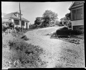 Junction of Preston + Havelock Sts. looking SW from Havelock St., July 26, 1935