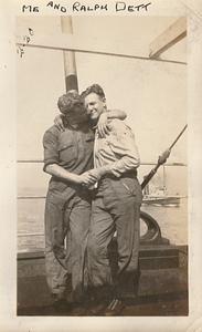 "Me (Albert T. Chase) and Ralph Dett" on U.S. Revenue Cutter Comanche