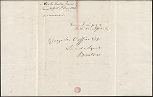 Archibald Jones to George W. Coffin, 23 May 1836