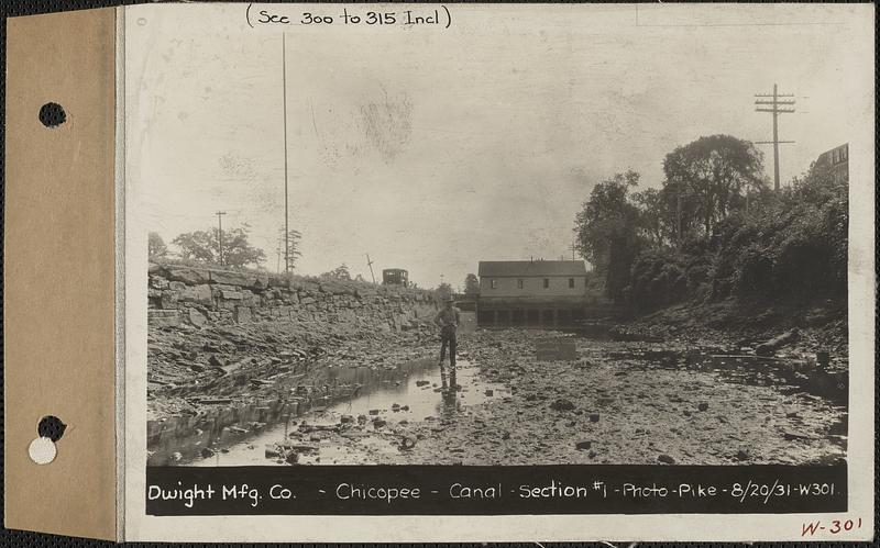 Dwight Manufacturing Co., canal, section #1, Chicopee, Mass., Aug. 20 ...