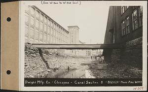 Dwight Manufacturing Co., canal, section #8, Chicopee, Mass., Aug. 20, 1931
