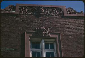 Top of window with architectural details