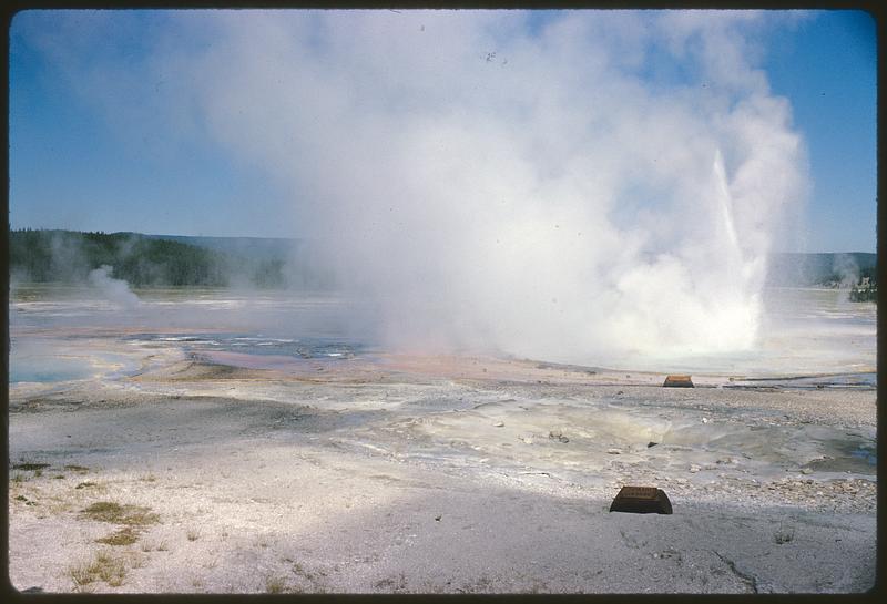 Spasm Geyser, Yellowstone National Park, Wyoming - Digital Commonwealth