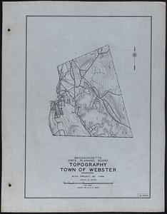 Topography Town of Webster
