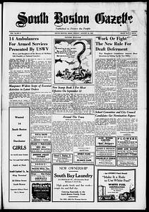 South Boston Gazette, August 20, 1943