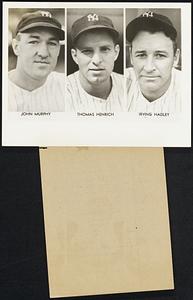 John Murphy, Thomas Henrich, Irving Hadley