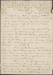 Letter from Zadoc Long to John D. Long, July 16, 1867