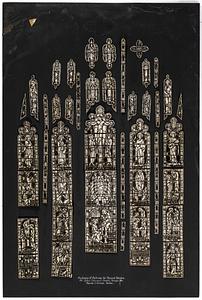 Photograph of cartoons for chancel window. St. John's Episcopal Church, Bangor, Me.