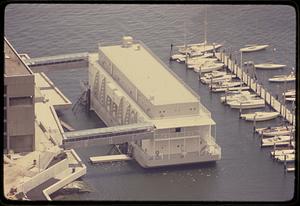 Aquarium from the Custom House Tower Boston