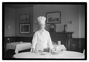 Max Hofer, pres. Of Epicurean Club and chef of the Union Club