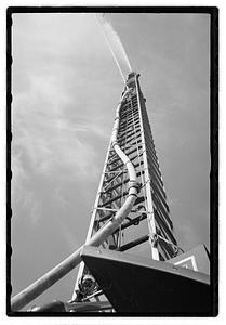 Fire truck and ladder