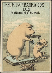 Use N. K. Fairbank & Co.'s lard, the standard of the world.
