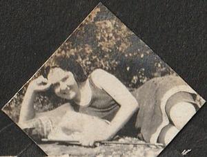 Unidentified woman in bathing suit