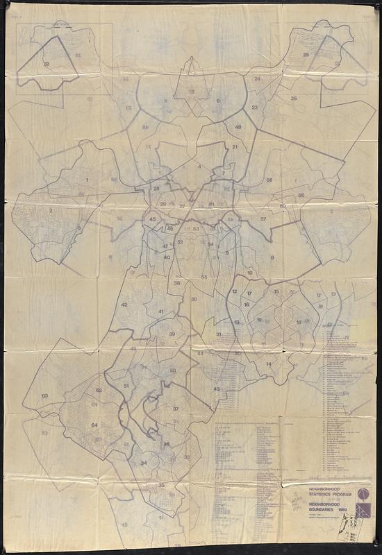 Neighborhood boundaries 1980