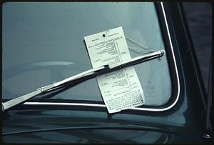 One of countless parking tickets given out daily in Harvard Square