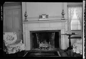 Siebert House, interior, fireplace