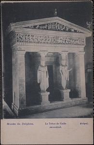 Musée de Delphes. Le trésor de Cnide reconstitué. Δελφοί