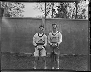 Tennis 1941, John Rogers and Don Richardson