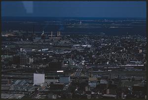 Elevated view of Boston