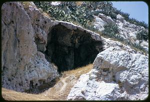 Cave sanctuary, the Acropolis, Athens, Greece