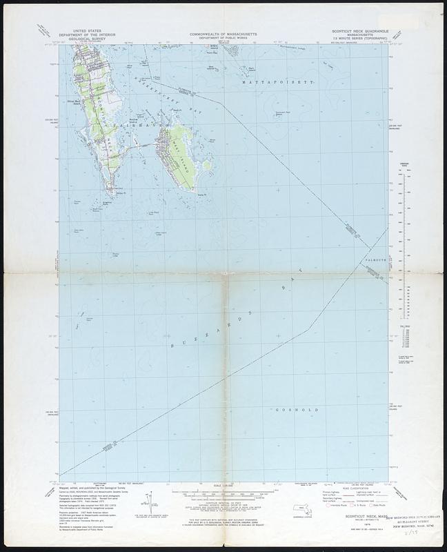 Sconticut Neck Quadrangle Massachusetts - Digital Commonwealth