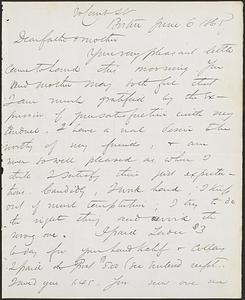 Letter from John D. Long to Zadoc Long and Julia D. Long, June 6, 1865