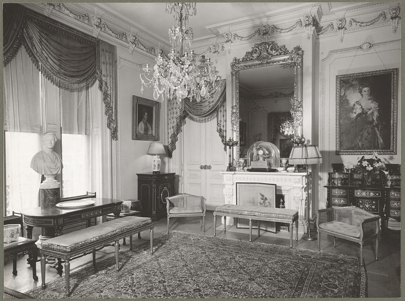 Boston, William Crowninshield Endicott House, interior, parlor ...