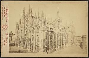 Milano. La Cattedrale di Milano da Palazzo Reale