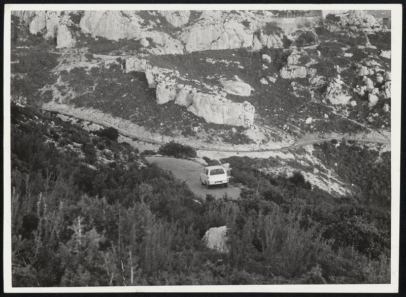 Grim Route A tortuous mountain road leads to clandestine heroin producing laboratory near Marseilles, France. It is 3,925 miles from the dope addicts of 117th Street in Harlem. But it is a link in the chain of drug traffic and "France is a key to the thing," says the head of a 20-agent team of the U.S. Bureau of Narcotics and Dangerous Drugs operating out of Paris. In and around Marseilles morphine from Turkey is processed into 80 per cent of the heroin finally used in the U.S.