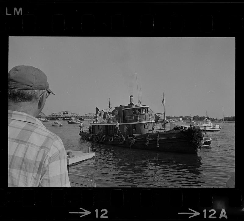 Steamship Sabino launch day