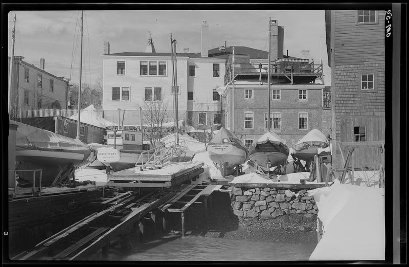 Front street in February, Marblehead