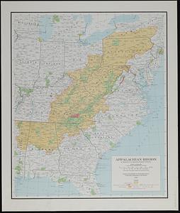 Appalachian region, as designated by the Appalachian Regional Commission 1967