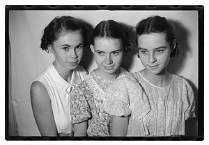 Three young women