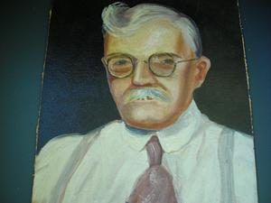 Gentleman, glasses and suspenders