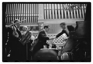 Sanroma Jesus at Boston Pops performance close ups from under the piano