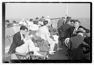 Passengers on a ship