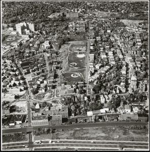Aerial photograph of Mission Hill, Boston