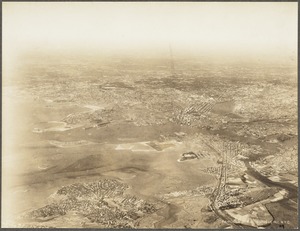 Boston, looking south west. High shot