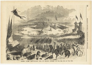United States Agricultural Fair, in Boston, October 23d, 24th, 25th, 26th, and 27th, 1855