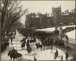 Beacon St. State House during Prince Henry's visit
