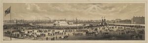 View of the grounds & structures of the United States Agricultural Society, at its third exhibition in Boston