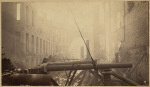 Boston Fire of 1872, building remains