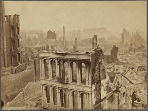 View near Old South Meeting House 1872, photograph