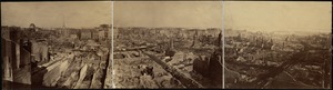 Photographic panorama of the "Burnt District" of Boston, after the Great Fire, November 9, 10, 1872
