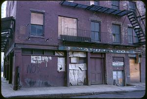 Dilapidated building, Boston