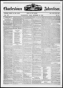 Charlestown Advertiser, September 10, 1864