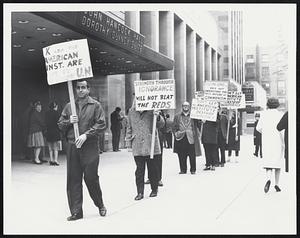 Fulton Lewis Pickets.
