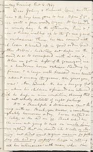 Letter from Zadoc Long to John D. Long, October 6, 1867