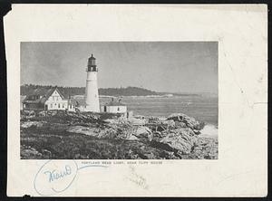 Portland Head Light, near cliff house